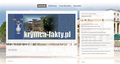 Desktop Screenshot of krynica-fakty.pl