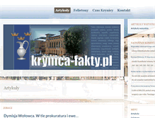 Tablet Screenshot of krynica-fakty.pl